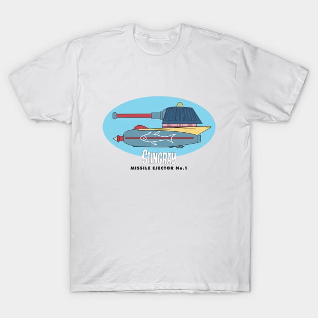 Missile Ejector form 'Stingray' TV series T-Shirt by RichardFarrell